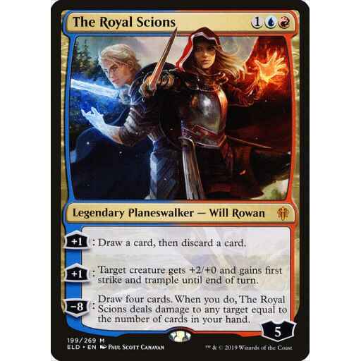 Throne of Eldraine - 199 - The Royal Scions - Mythic - UR - Non-foil