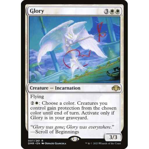 Dominaria Remastered - 7 - Glory - Rare - W - Non-foil
