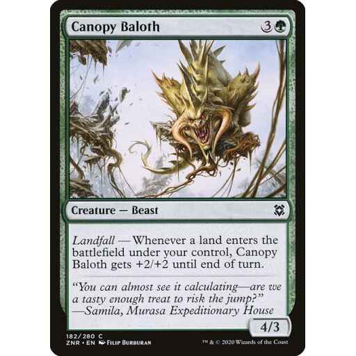 Zendikar Rising - 182 - Canopy Baloth - Common - G - Non-foil