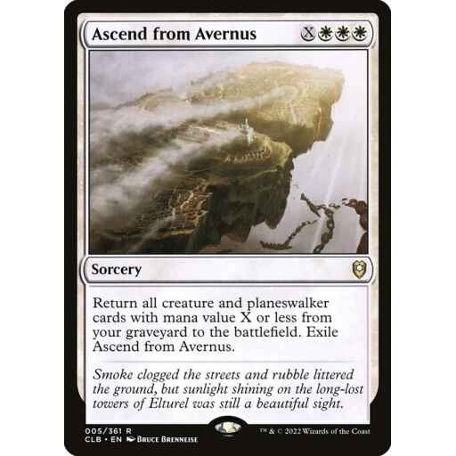 Commander Legends: Battle for Baldur's Gate - 5 - Ascend from Avernus - Rare - W - Non-foil