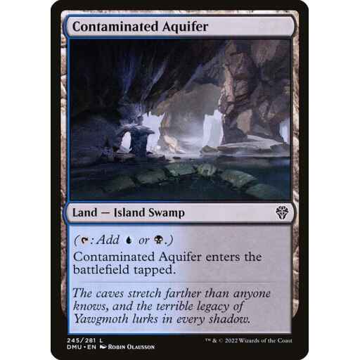 Dominaria United - 245 - Contaminated Aquifer - Common - C - Non-foil