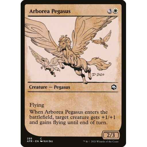 Adventures in the Forgotten Realms - 299 - Arborea Pegasus - Common - W - Non-foil