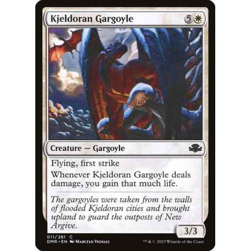 Dominaria Remastered - 11 - Kjeldoran Gargoyle - Common - W - Non-foil