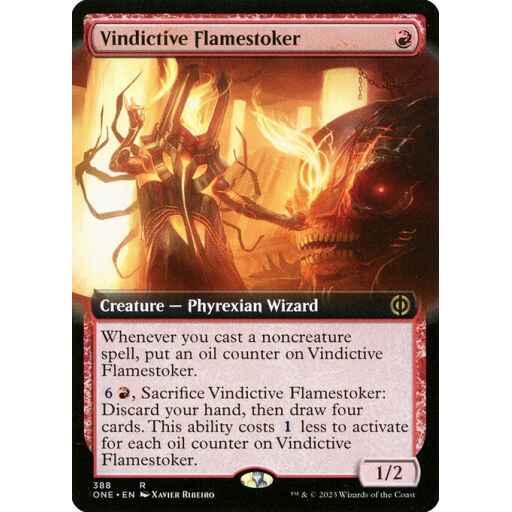 Phyrexia: All Will Be One - 388 - Vindictive Flamestoker - Rare - R - Non-foil