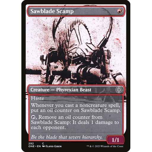 Phyrexia: All Will Be One - 292 - Sawblade Scamp - Common - R - Non-foil