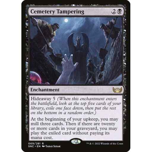 Streets of New Capenna - 69 - Cemetery Tampering - Rare - B - Non-foil