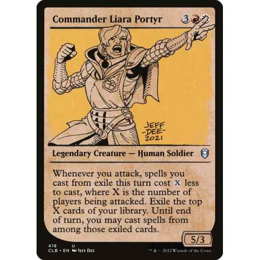 Commander Legends: Battle for Baldur's Gate - 418 - Commander Liara Portyr - Uncommon - WR - Non-foil