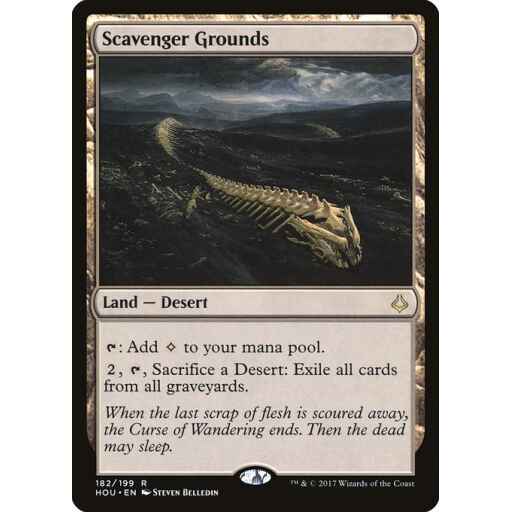 Hour of Devastation - 182 - Scavenger Grounds - Rare - C - Non-foil