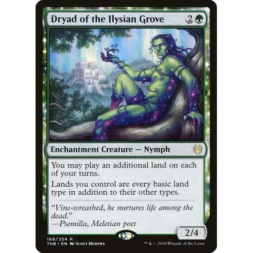 Theros Beyond Death - 169 - Dryad of the Ilysian Grove - Rare - G - Non-foil