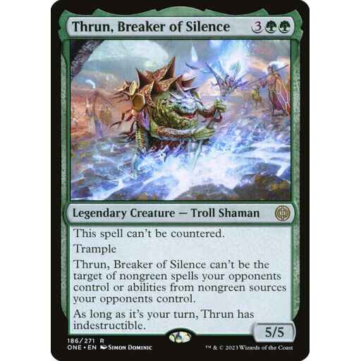 Phyrexia: All Will Be One - 186 - Thrun, Breaker of Silence - Rare - G - Non-foil