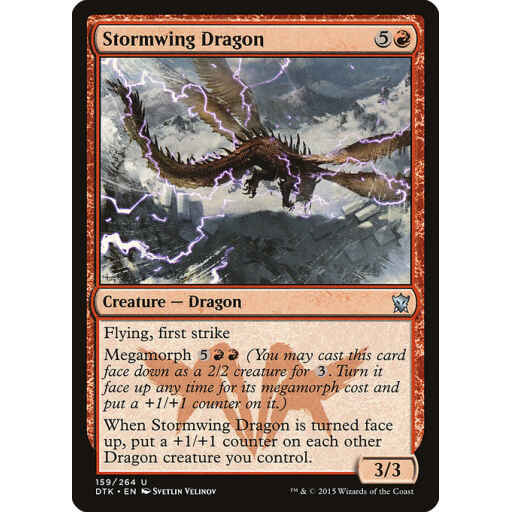 Dragons of Tarkir - 159 - Stormwing Dragon - Uncommon - R - Non-foil