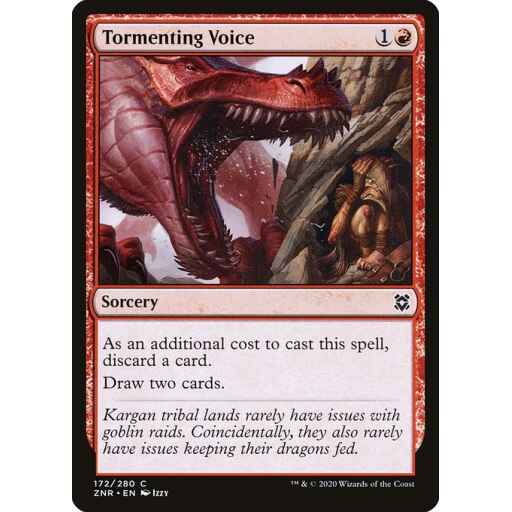 Zendikar Rising - 172 - Tormenting Voice - Common - R - Non-foil