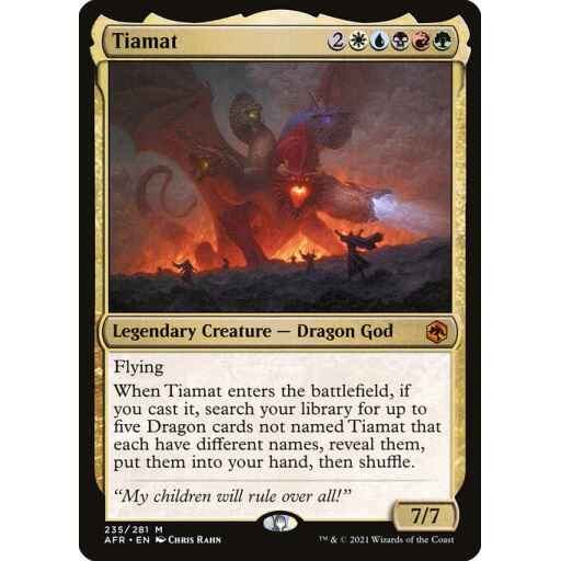 Adventures in the Forgotten Realms - 235 - Tiamat - Mythic - Multi - Non-foil