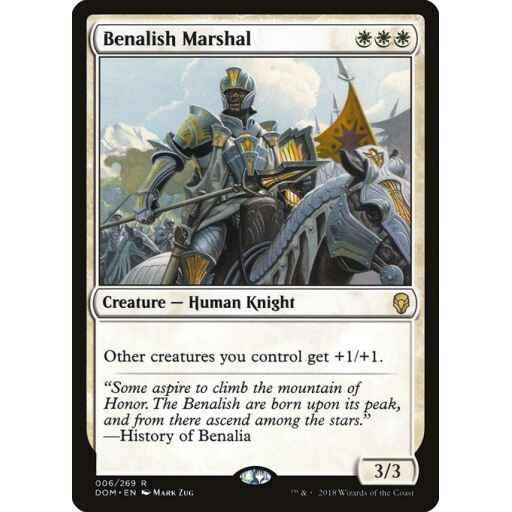 Dominaria - 6 - Benalish Marshal - Rare - W - Non-foil