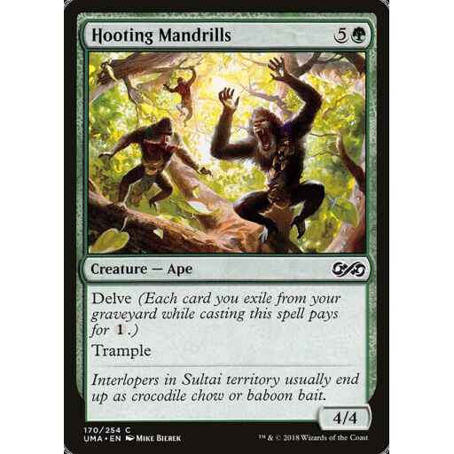 Ultimate Masters - 170 - Hooting Mandrills - Common - G - Non-foil