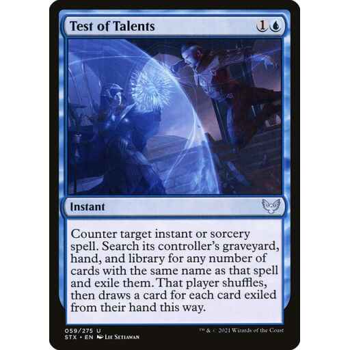 Strixhaven: School of Mages - 59 - Test of Talents - Uncommon - U - Non-foil