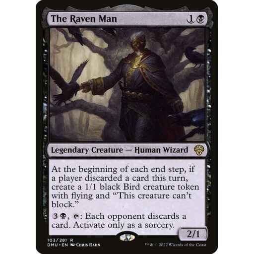 Dominaria United - 103 - The Raven Man - Rare - B - Non-foil
