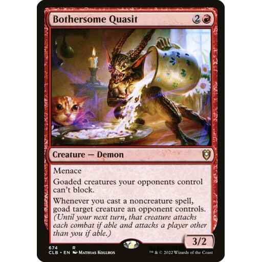 Commander Legends: Battle for Baldur's Gate - 674 - Bothersome Quasit - Rare - R - Non-foil