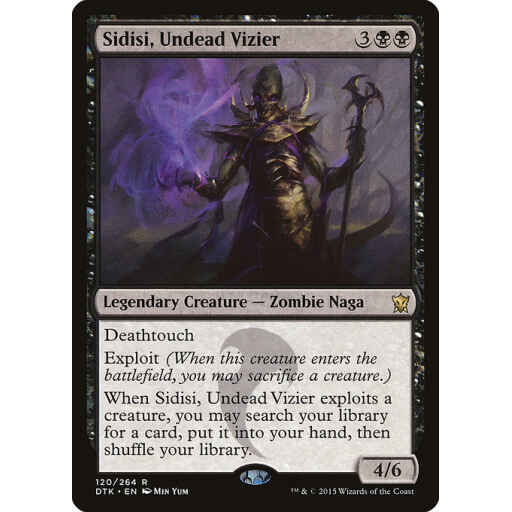 Dragons of Tarkir - 120 - Sidisi, Undead Vizier - Rare - B - Non-foil