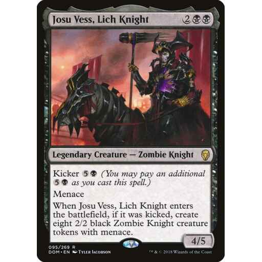 Dominaria - 95 - Josu Vess, Lich Knight - Rare - B - Non-foil