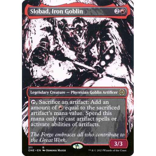 Phyrexia: All Will Be One - 311 - Slobad, Iron Goblin - Rare - R - Non-foil