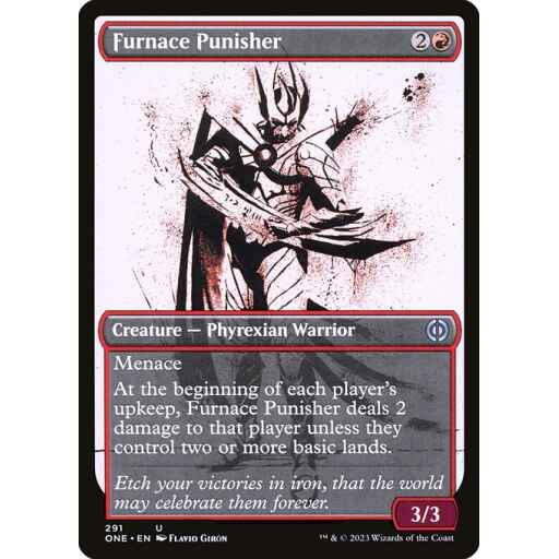 Phyrexia: All Will Be One - 291 - Furnace Punisher - Uncommon - R - Foil