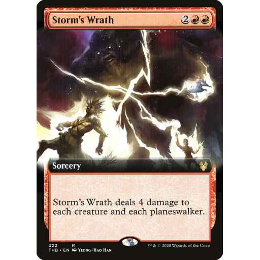 Theros Beyond Death - 322 - Storm's Wrath - Rare - R - Non-foil