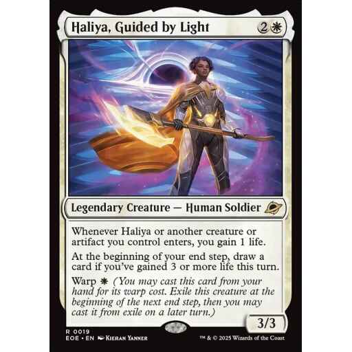 Edge of Eternities - 19 - Haliya, Guided by Light - Rare - W - Non-foil