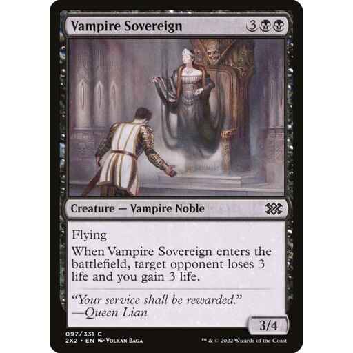 Double Masters 2022 - 97 - Vampire Sovereign - Common - B - Non-foil