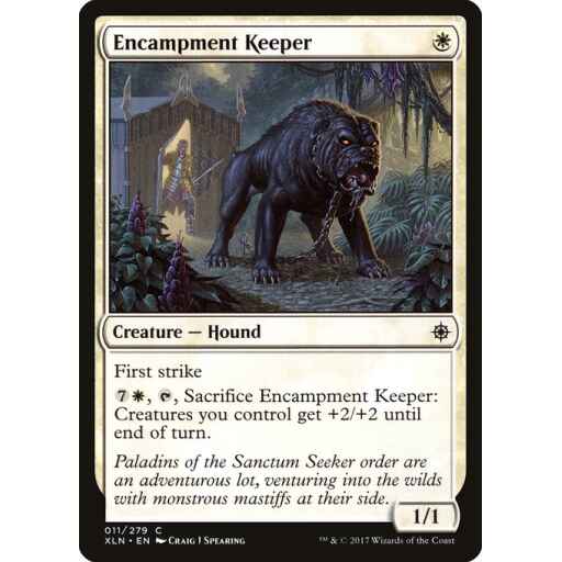 Ixalan - 11 - Encampment Keeper - Common - W - Non-foil