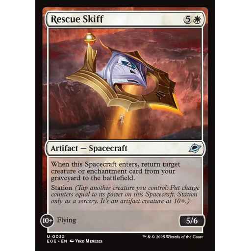 Edge of Eternities - 32 - Rescue Skiff - Uncommon - W - Non-foil