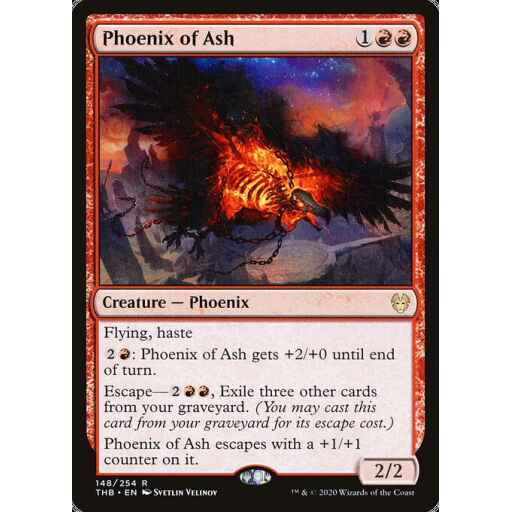 Theros Beyond Death - 148 - Phoenix of Ash - Rare - R - Non-foil