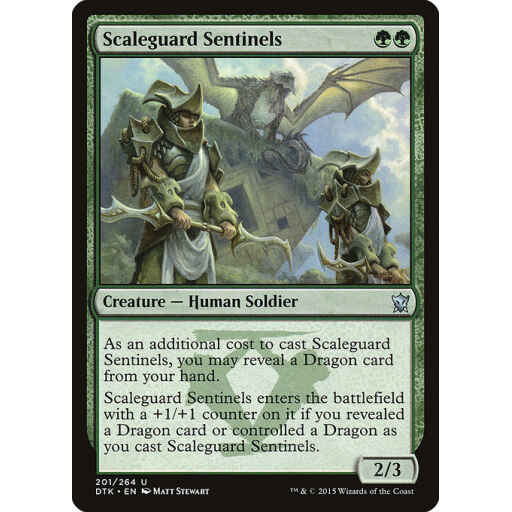 Dragons of Tarkir - 201 - Scaleguard Sentinels - Uncommon - G - Non-foil