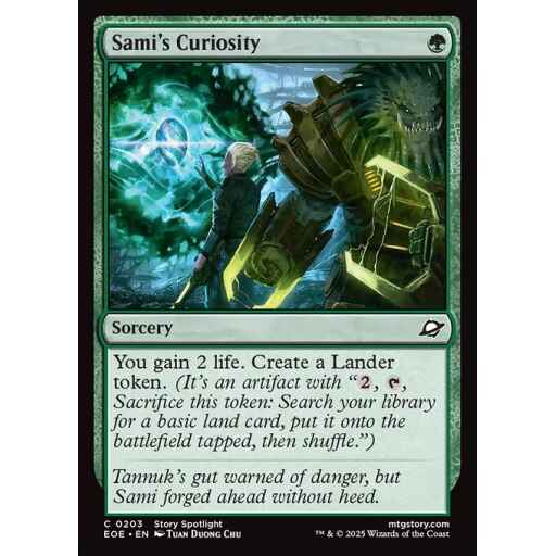 Edge of Eternities - 203 - Sami's Curiosity - Common - G - Non-foil