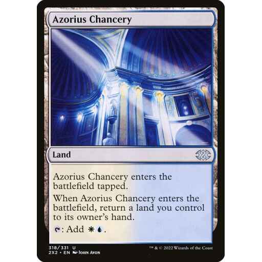 Double Masters 2022 - 318 - Azorius Chancery - Uncommon - C - Non-foil