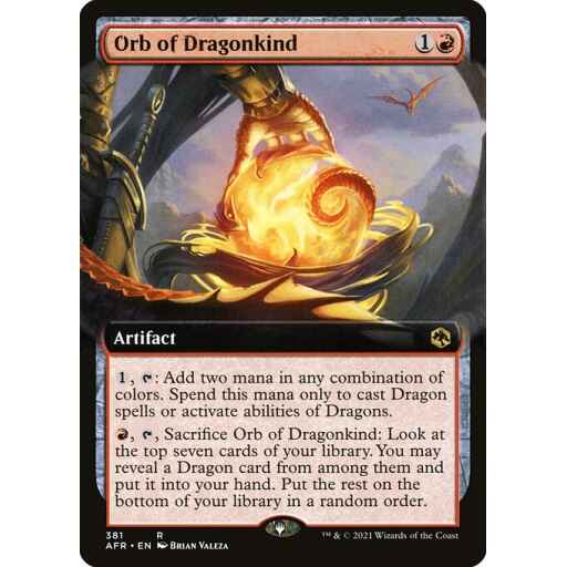 Adventures in the Forgotten Realms - 381 - Orb of Dragonkind - Rare - R - Non-foil