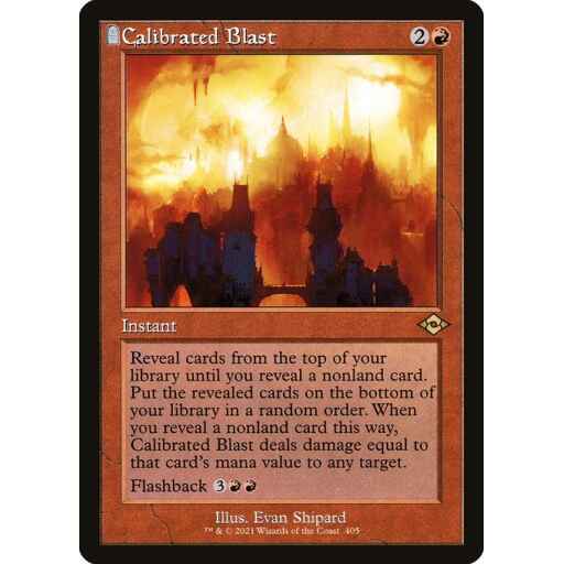 Modern Horizons 2 - 405 - Calibrated Blast - Rare - R - Foil