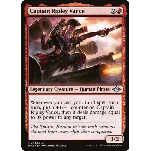 Modern Horizons 2 - 119 - Captain Ripley Vance - Uncommon - R - Non-foil