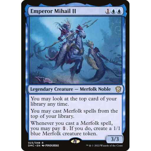 Dominaria United Commander - 23 - Emperor Mihail II - Rare - U - Non-foil
