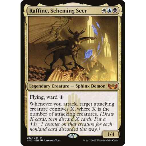 Streets of New Capenna - 213 - Raffine, Scheming Seer - Mythic - Multi - Non-foil