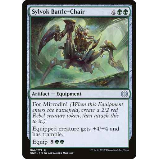 Phyrexia: All Will Be One - 184 - Sylvok Battle-Chair - Uncommon - G - Non-foil
