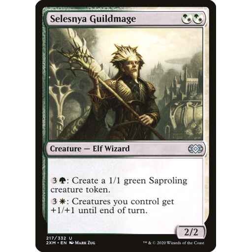 Double Masters - 217 - Selesnya Guildmage - Uncommon - WG - Non-foil