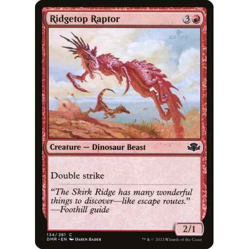 Dominaria Remastered - 134 - Ridgetop Raptor - Common - R - Non-foil