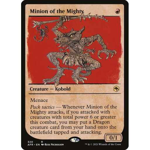 Adventures in the Forgotten Realms - 320 - Minion of the Mighty - Rare - R - Non-foil
