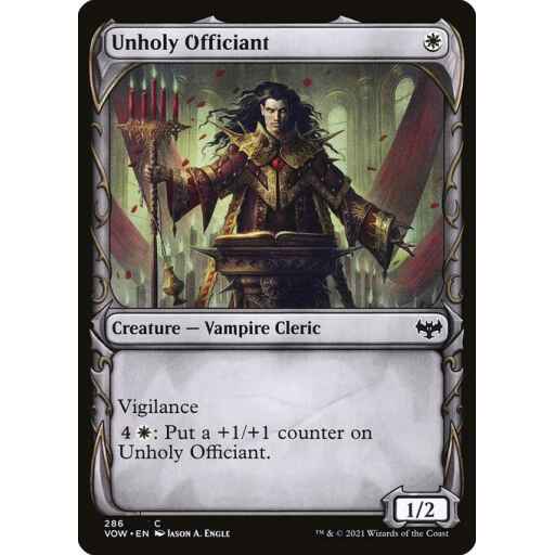 Innistrad: Crimson Vow - 286 - Unholy Officiant - Common - W - Non-foil