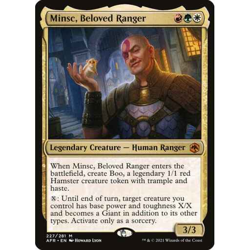Adventures in the Forgotten Realms - 227 - Minsc, Beloved Ranger - Mythic - Multi - Non-foil