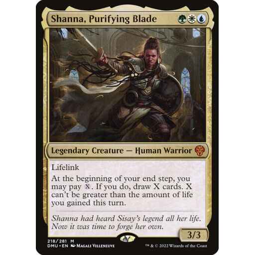 Dominaria United - 218 - Shanna, Purifying Blade - Mythic - Multi - Non-foil