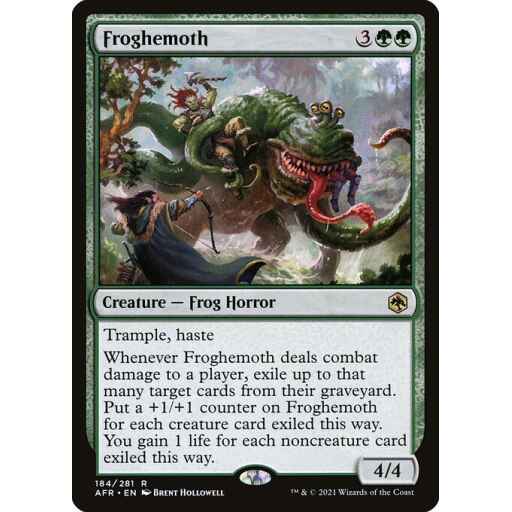 Adventures in the Forgotten Realms - 184 - Froghemoth - Rare - G - Non-foil