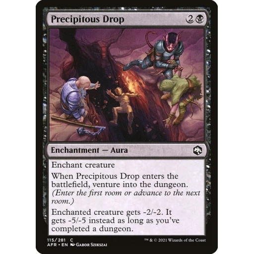 Adventures in the Forgotten Realms - 115 - Precipitous Drop - Common - B - Non-foil