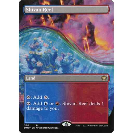 Dominaria United - 380 - Shivan Reef - Rare - C - Non-foil